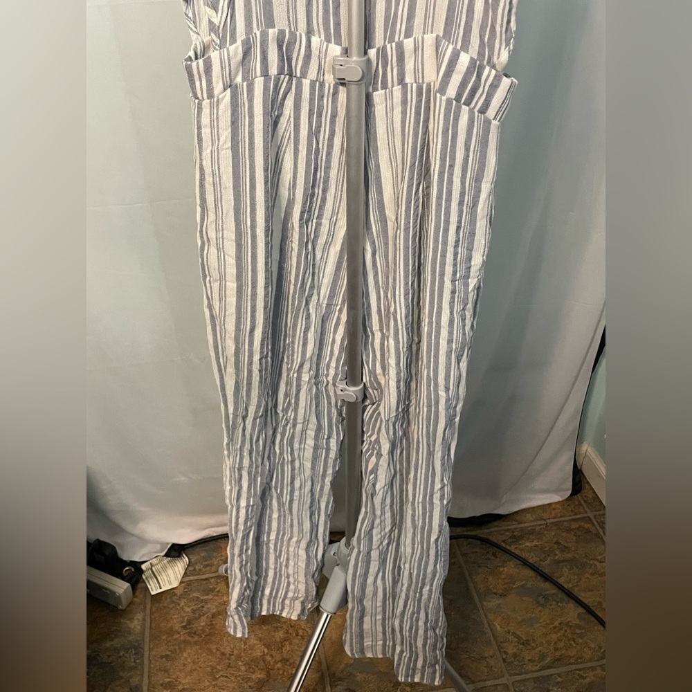 Altard‎ State Jumpsuit Size Large blue stripes - Picture 9 of 10